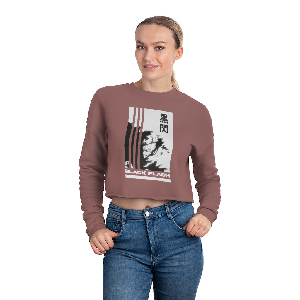 Black Flash Premium Crop Sweater