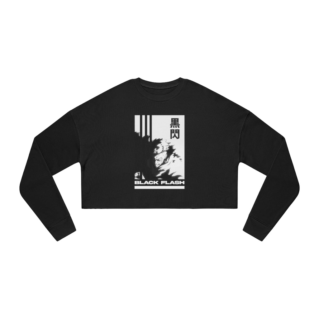 Black Flash Premium Crop Sweater